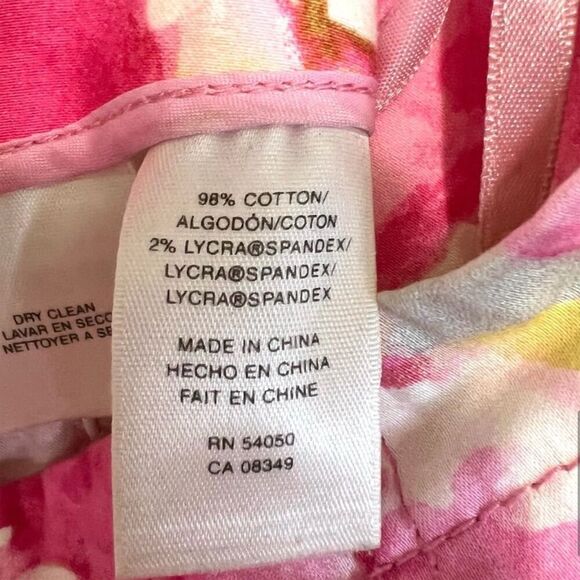 Anne Klein Women's Floral A-Line Skirt Size 4 Multicolor Casual Spring - Picture 9 of 10